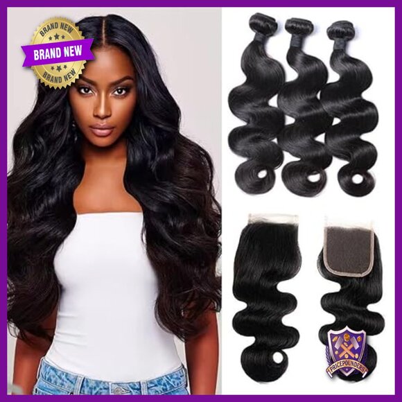 Brazilian Body Wave Human Hair Lace Closure 18-22 Inch Unprocessed Virgin main image 5